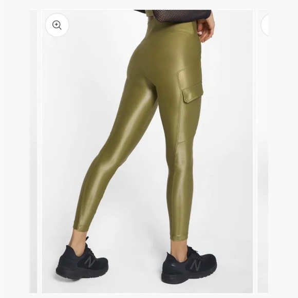 Koral Activewear Rina Infinity Cargo High Rise Legging - Fir Green XS NWT - Picture 3 of 6